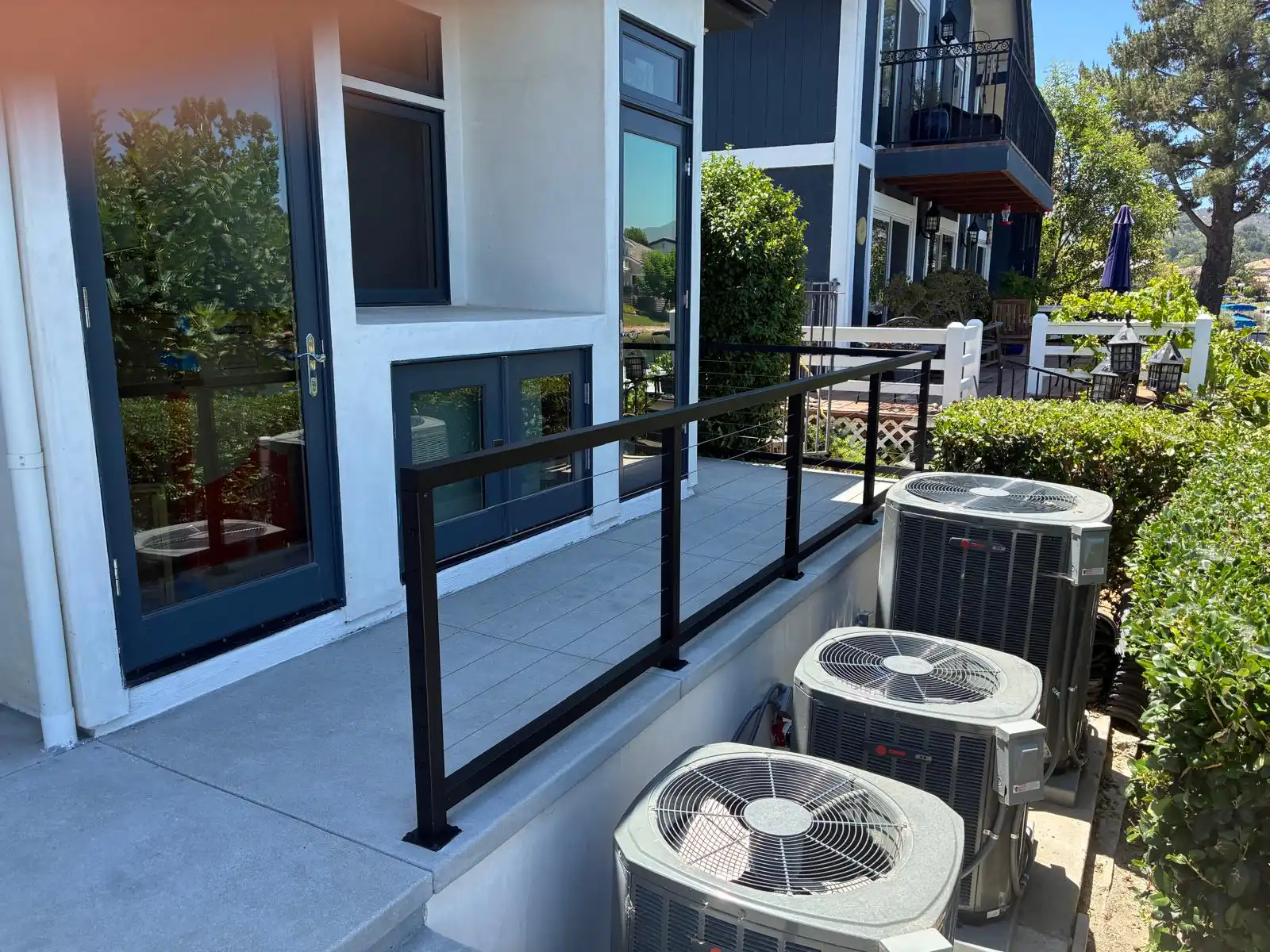 Aluminum balcony and terrace railing project