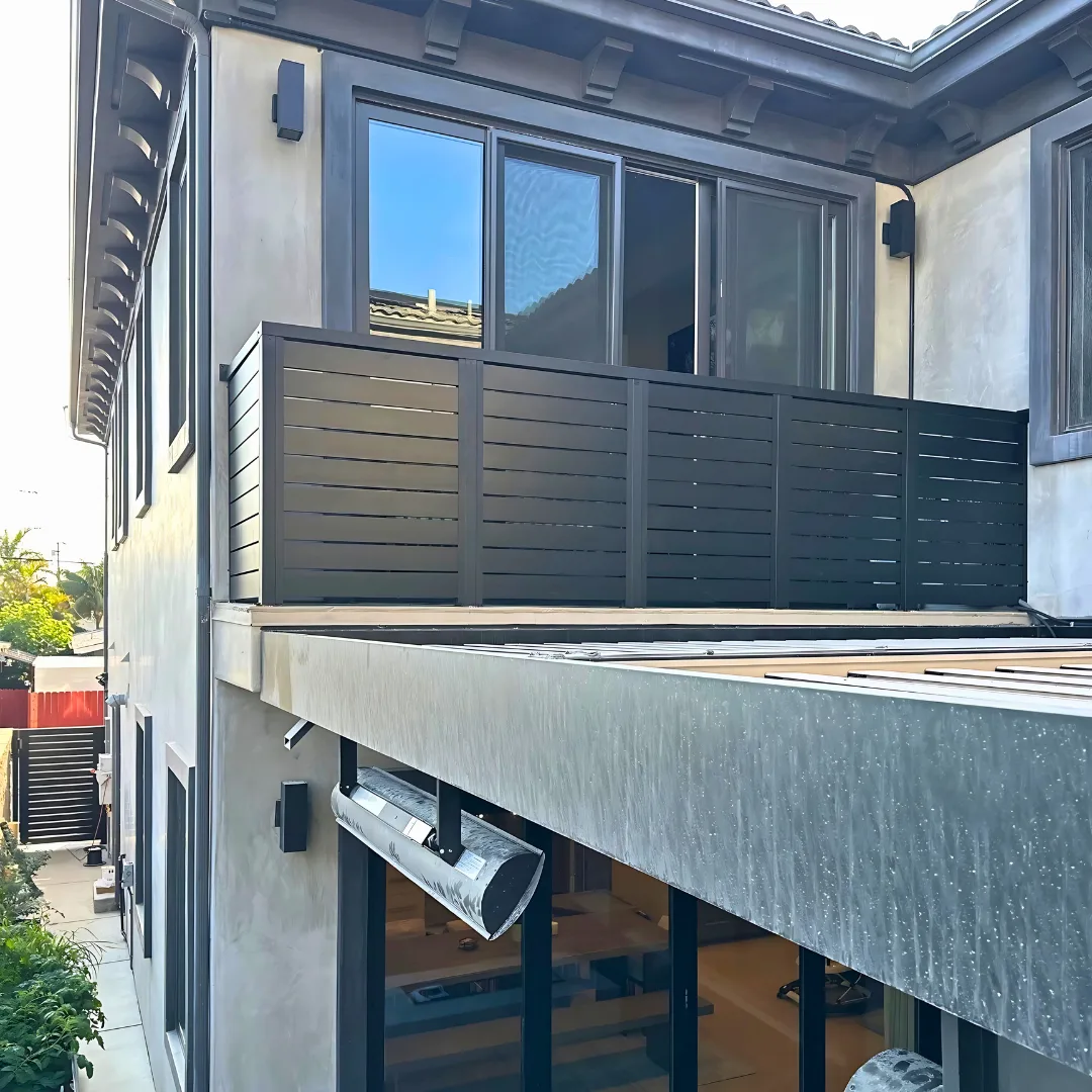 Aluminum stair railing