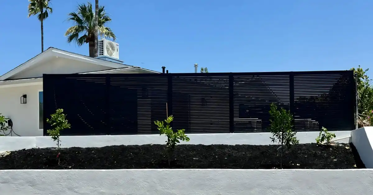 Popular Aluminum Privacy Fence Styles in California