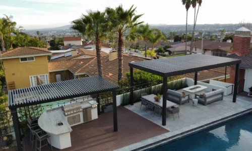 Attached vs Freestanding Aluminum Pergolas
