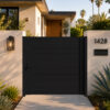 Alu 60 T&G DIY Pedestrian Gate 6x6 ft Black (With Background) v2