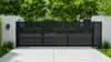 ALU 20 Horizontal GAP 38 Black 18X6 ft. Heav Duty Sliding Gate BL v2