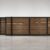 ALU 40 Horizontal GAP 38 Wood Grain 18X6 ft. Heav Duty Sliding Gate WG