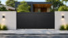 ALU 60 T&G Horizontal GAP 38 Black 12X6 ft. Heav Duty Sliding Gate BL (Motorized)