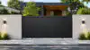ALU 60 T&G Horizontal GAP 38 Black 12X6 ft. Heav Duty Sliding Gate BL (Motorized)