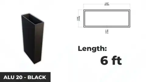 Alu 20 BL 6ft