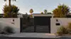 Alu 20 HD 12x6 Pedestrian Gate Black (Horizontal)