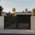 Alu 20 HD 12x6 Pedestrian Gate Black (Horizontal)