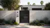 Alu 40 4x6 HD Pedestrian Gate Black (Horizontal)