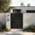 Alu 40 4x6 HD Pedestrian Gate Black (Horizontal)