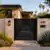 Alu 40 6x6 HD Pedestrian Gate Black (Horizontal)