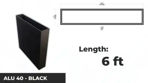 Alu 40 BL 6ft