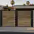 Alu 40 DIY 12x6 Pedestrian Gate wood like Woodgrain (Horizontal)