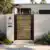 Alu 40 DIY Pedestrian Gate 4x6 ft Woodgrain (Horizontal)
