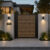 Alu 40 DIY Pedestrian Gate 6x6 ft Ipe (With Background)