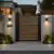 Alu 40 DIY Pedestrian Gate 6x6 ft Ipe (With Background)