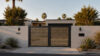 Alu 40 HD 12x6 Pedestrian Gate Wood like (Horizontal)