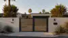 Alu 40 HD 12x6 Pedestrian Gate Wood like (Horizontal)