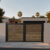Alu 40 HD 12x6 Pedestrian Gate Wood like (Horizontal)