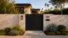 Alu 60 6x6 HD Pedestrian Gate Black (Horizontal)