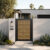 Alu 60 T&G 4x6 HD Pedestrian Gate 3D Single Swing SKP Wood like Ipe (Horizontal)