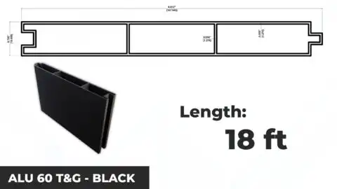 Alu 60 T&G BL 18ft