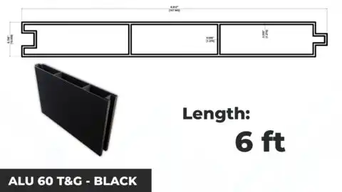 Alu 60 T&G BL 6ft