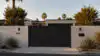Alu 60 T&G HD 12x6 Pedestrian Gate Black (Horizontal)