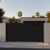 Alu 60 T&G HD 12x6 Pedestrian Gate Black (Horizontal)
