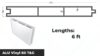 Alu Vinyl 60 T&G BL 6ft