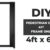 DIY Gate Kit Frame Only 4x6 New