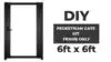 DIY Gate Kit Frame Only 6x6 New