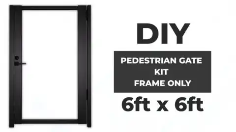 DIY Gate Kit Frame Only 6x6 New