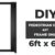 DIY Gate Kit Frame Only 6x6 New
