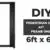 DIY Gate Kit Frame Only 6x6 New