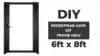 DIY Gate Kit Frame Only 6x8 New