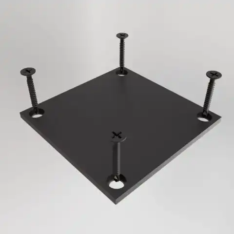 Flat Cap with screws
