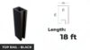 TOP RAIL BL 18ft