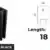 TOP RAIL BL 18ft