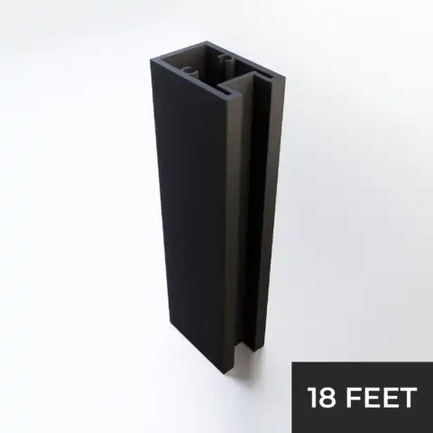 Top Rail 18ft Black