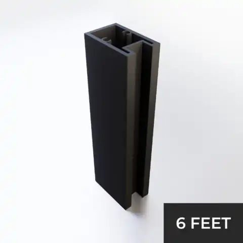 Top Rail 6ft Black