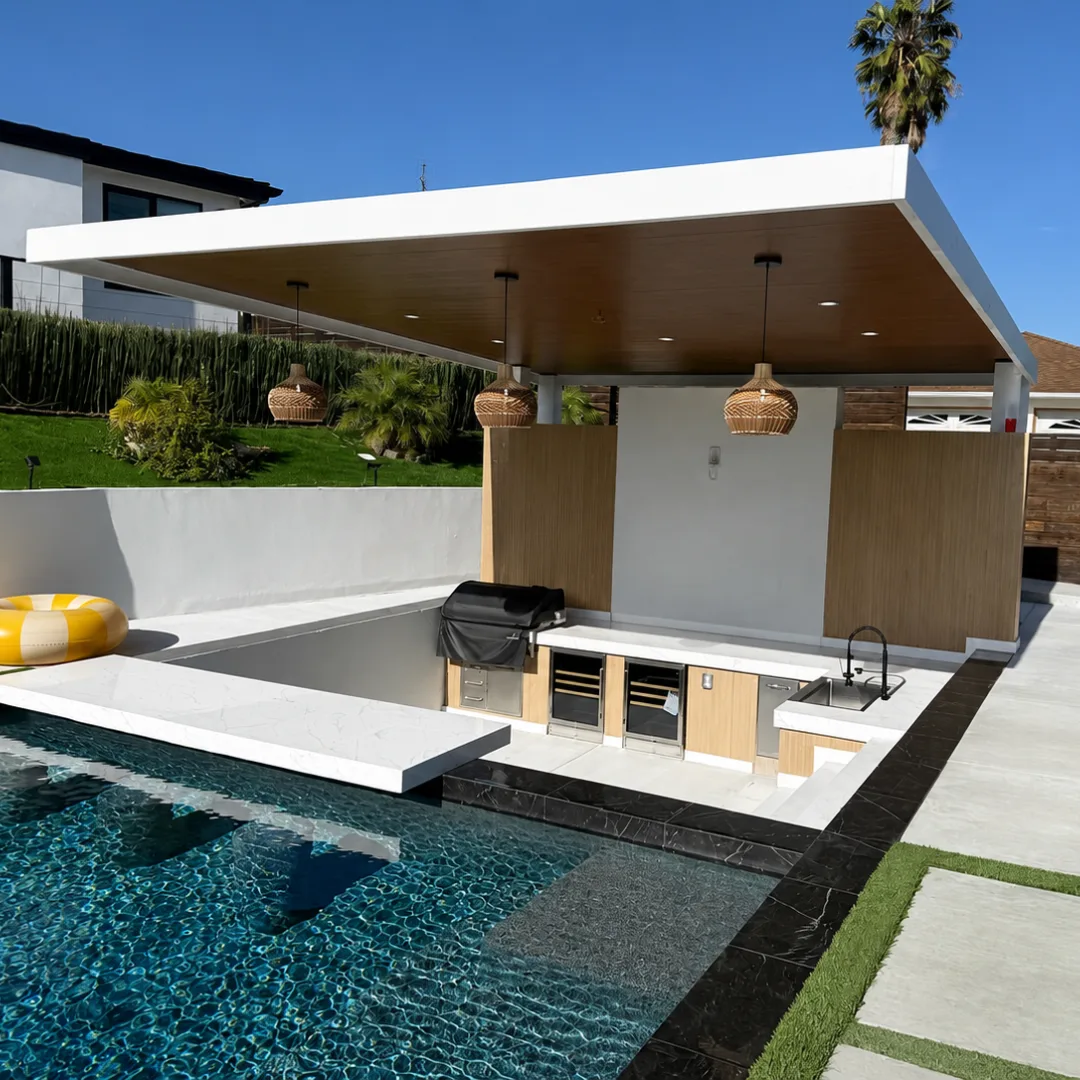 Cantilever patio cover project 1