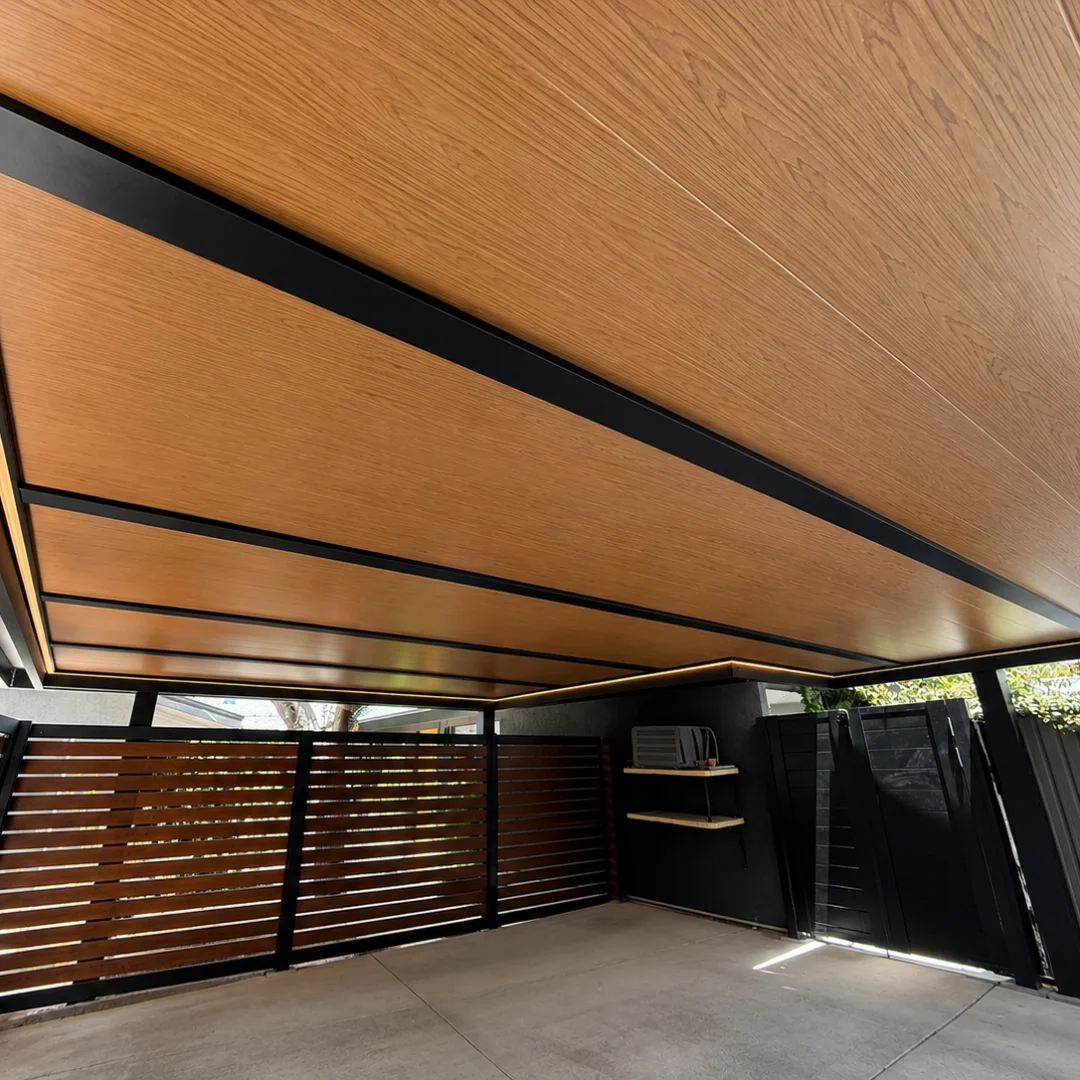Solid insulated roof patio cover project 2