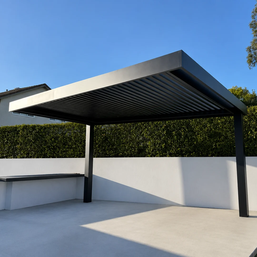 Cantilever patio cover project 5