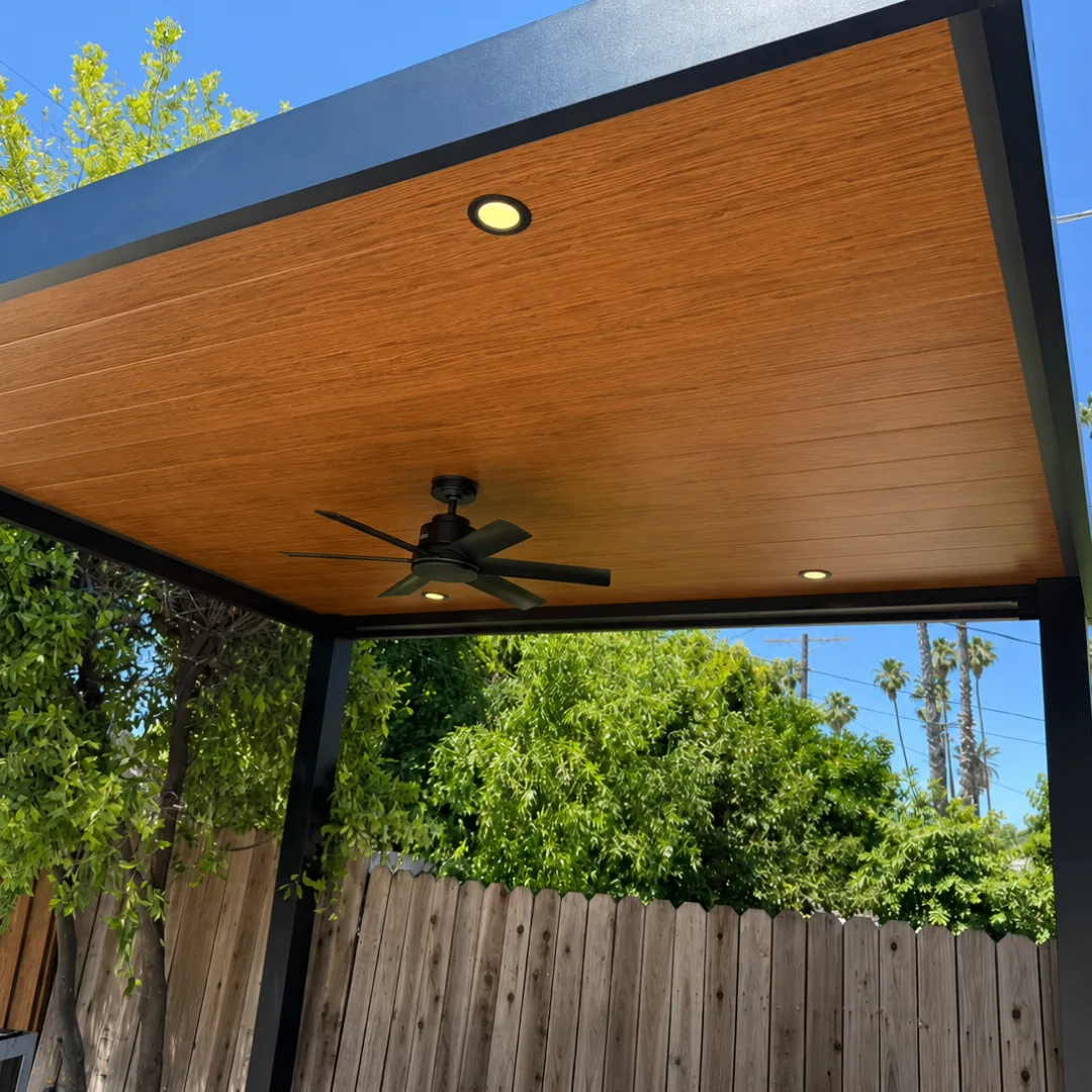 Solid insulated roof patio cover project 5