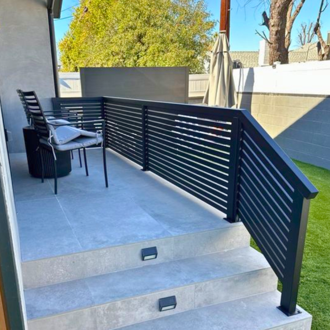 Aluminum railings