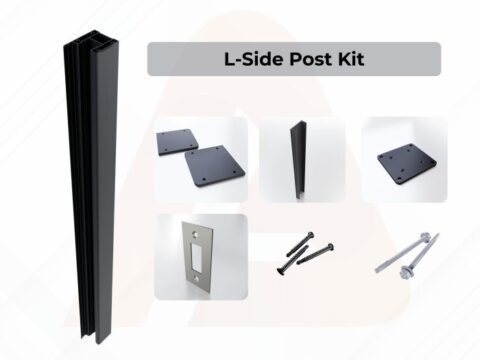 (Box) 2x2in x 6ft L-Side Post