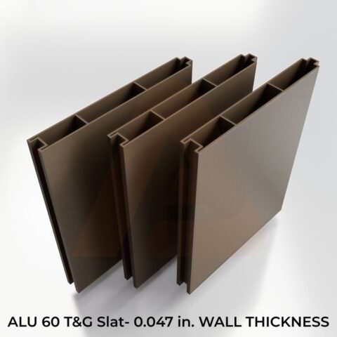 (Gate Slat Box) ALU 60 T&G Slat - 11pcs (62in)