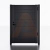 (Box) Alu 60 T&G 4x6 ft. DIY Pedestrian Gate Kit - Single swing - No Gap