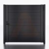 (Box) Alu 60 T&G 6x6 ft. DIY Pedestrian Gate Kit - Single swing - No Gap